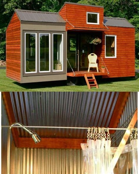 mini house with metal siding|metal tiny houses.